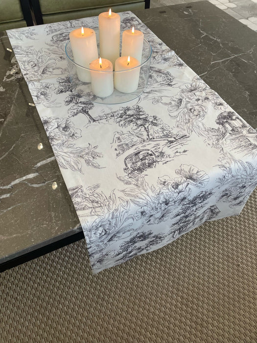 Farm House Table Runner - FineFamilyGoodsBlack