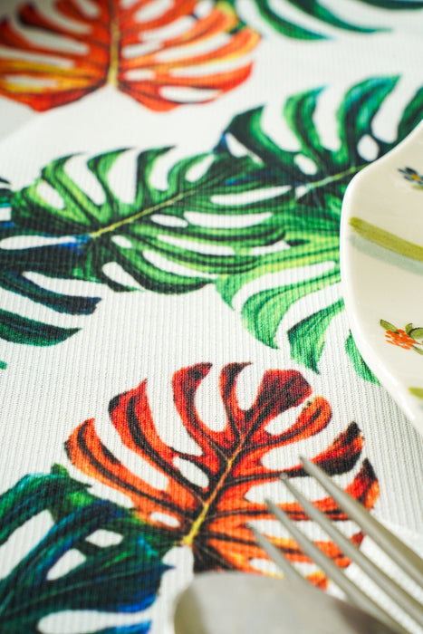 Palm Leaf Tablecloth - FineFamilyGoods59"x 110"