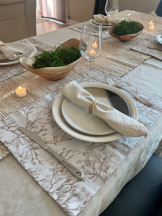 Placemat Branch - Beige - FineFamilyGoods