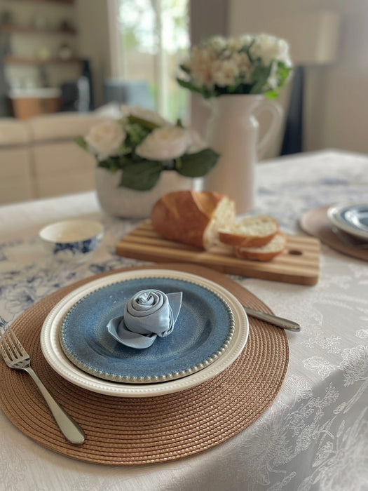 Tablecloth Elegant - White - FineFamilyGoods