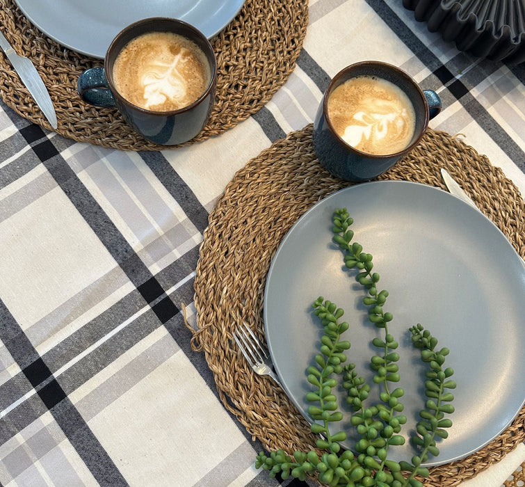 Tablecloth Scotch - Black & White - FineFamilyGoods