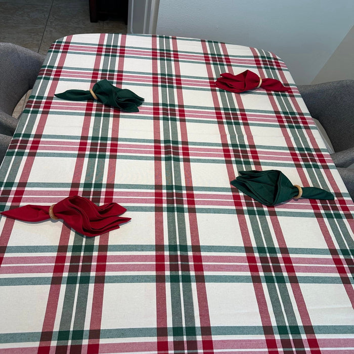 Tablecloth Scotch - Red & Green - FineFamilyGoods63"x94"