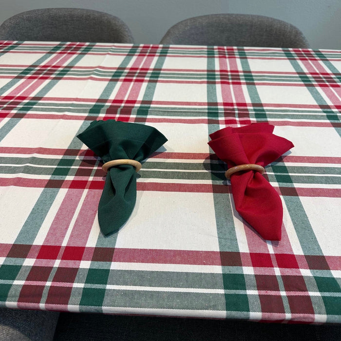 Tablecloth Scotch - Red & Green - FineFamilyGoods63"x94"