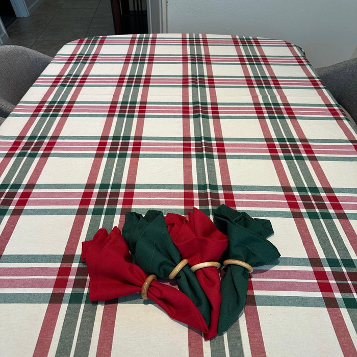 Tablecloth Scotch - Red & Green - FineFamilyGoods63"x94"