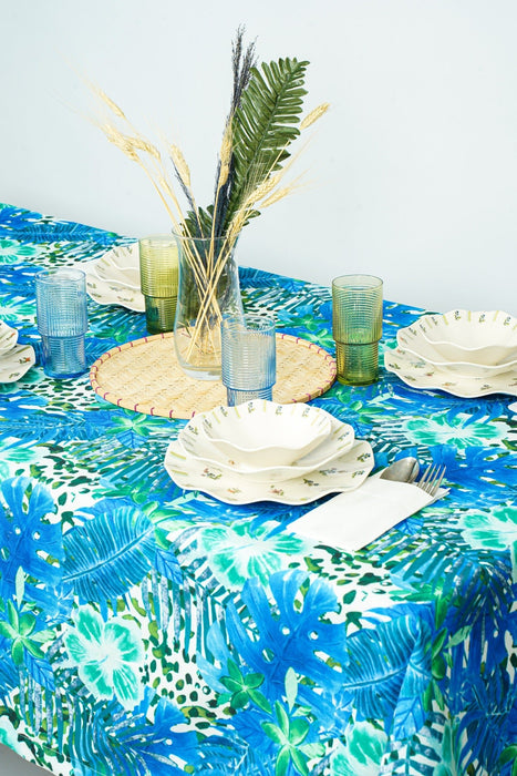 Tropical Seascape Tablecloth - FineFamilyGoods59"x 94"