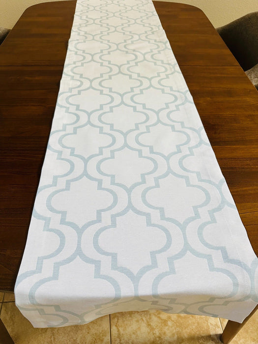 Vintage Geometric Table Runner - FineFamilyGoodsBeige