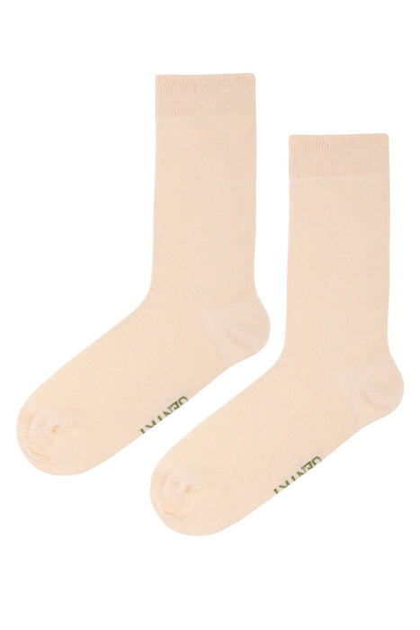 Argyle Style and Classic Cream Socks Set of 2 - FineFamilyGoodsMedium (7 - 9)