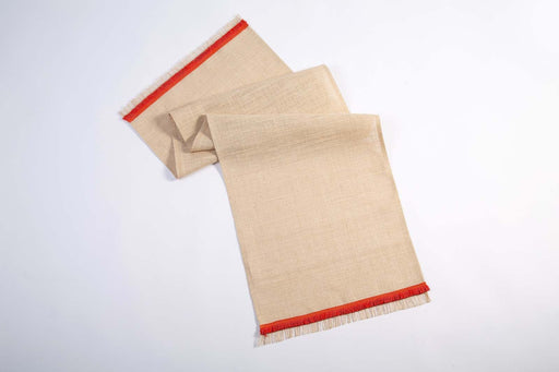 Jute Runner- Orange - FineFamilyGoods