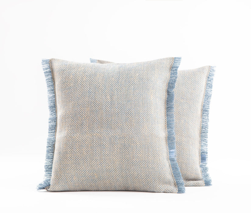 Panama Cushion Cover- Blue - FineFamilyGoods