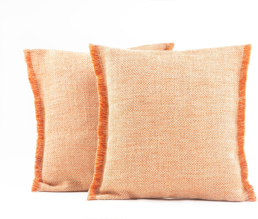 Panama Cushion Cover- Orange - FineFamilyGoods