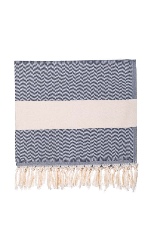 Peshtemal Towel Classic Black - FineFamilyGoods