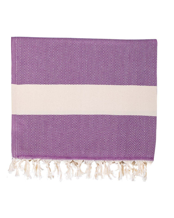 Peshtemal Towel Classic Purple - FineFamilyGoods