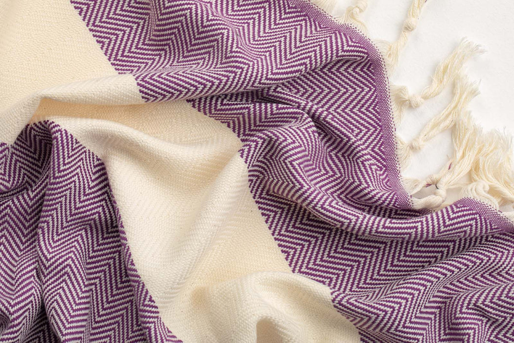 Peshtemal Towel Classic Purple - FineFamilyGoods