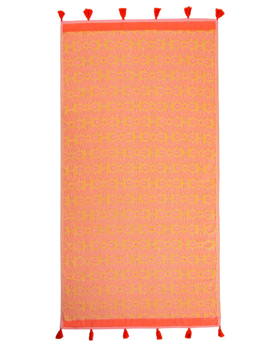 Peshtemal Towel Daisy Orange - FineFamilyGoods