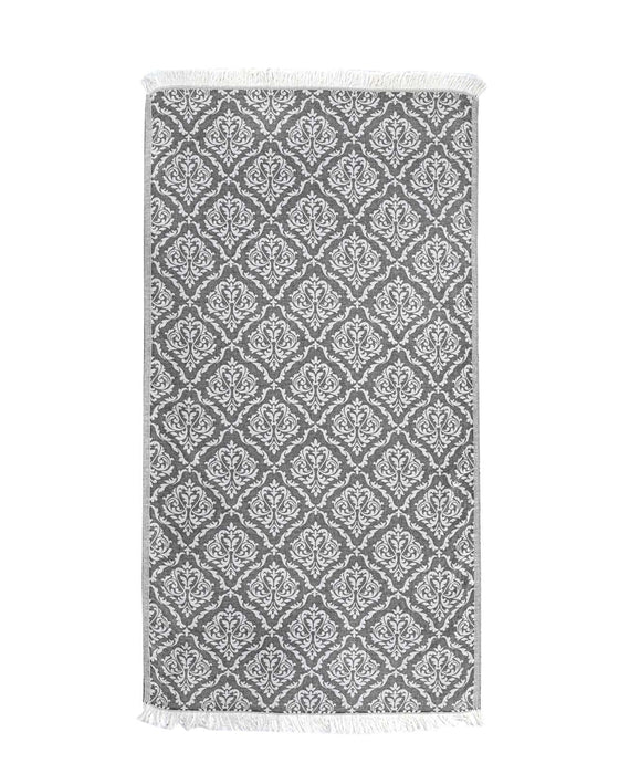 Peshtemal Towel Damask Black - FineFamilyGoods