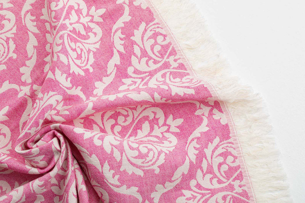 Peshtemal Towel Damask Pink - FineFamilyGoods