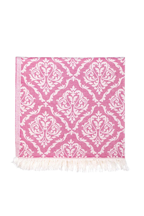 Peshtemal Towel Damask Pink - FineFamilyGoods