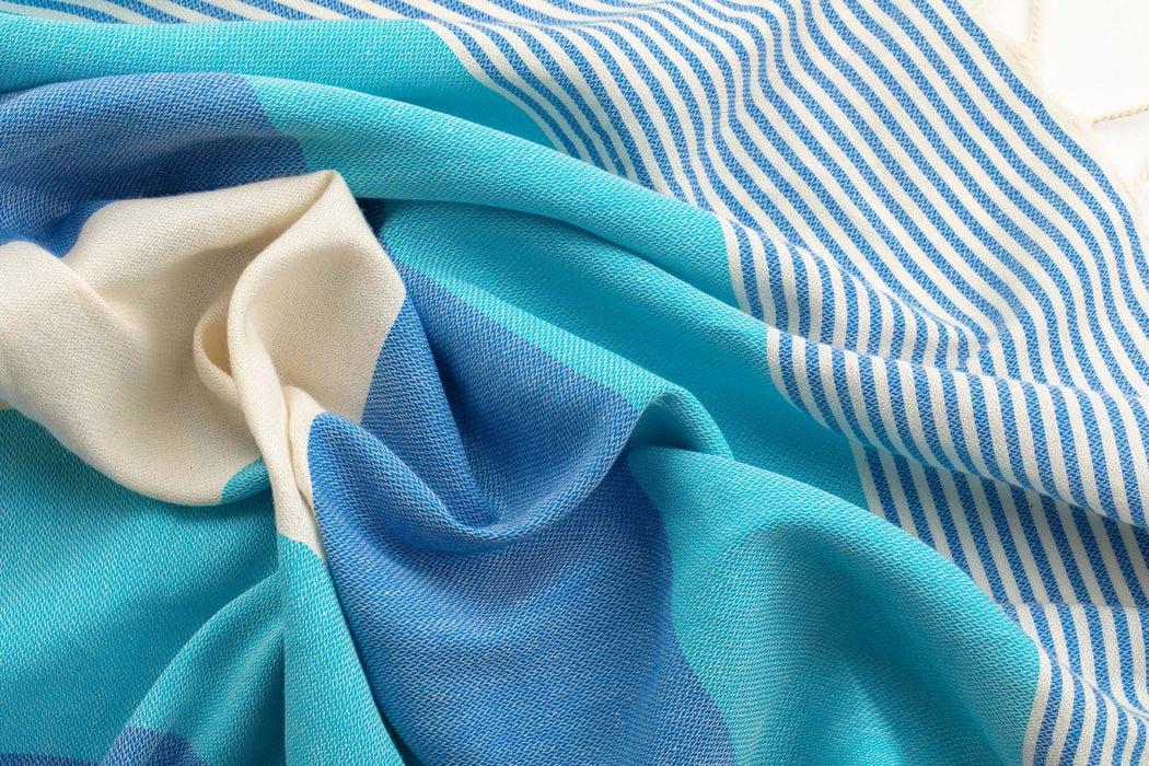 Peshtemal Towel Marine Blue - FineFamilyGoods