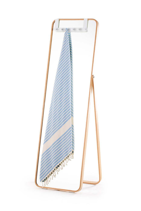 Peshtemal Towel Narrow Stripe Light Blue - FineFamilyGoods