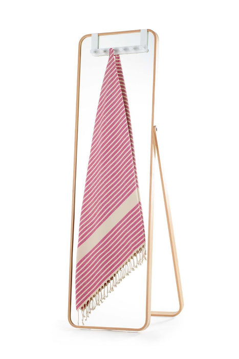 Peshtemal Towel Narrow Stripe Pink - FineFamilyGoods
