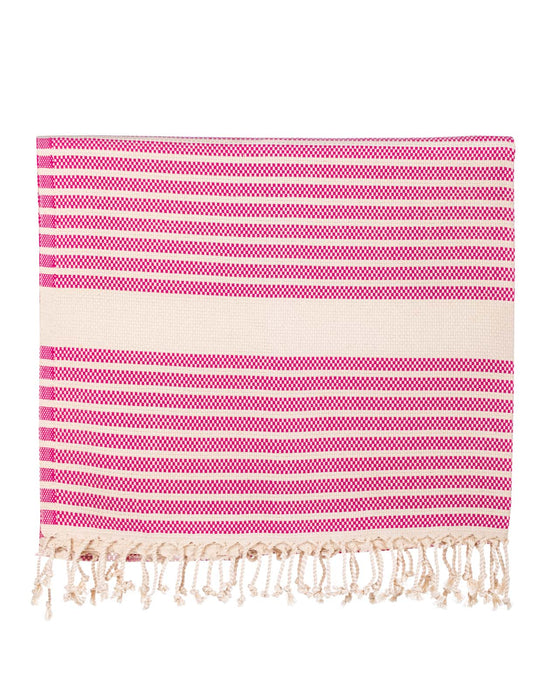 Peshtemal Towel Narrow Stripe Pink - FineFamilyGoods
