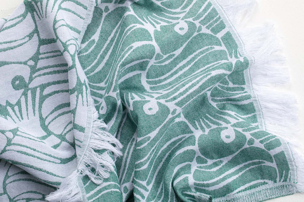 Peshtemal Towel Ocean Green - FineFamilyGoods