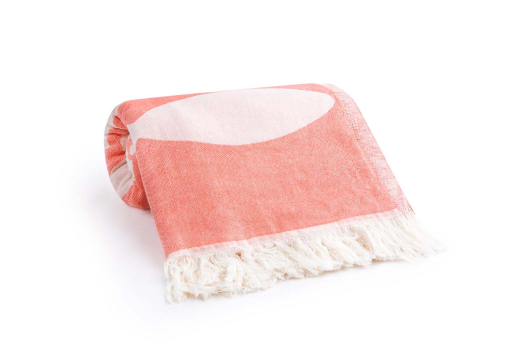 Peshtemal Towel Salt Life Orange - FineFamilyGoods