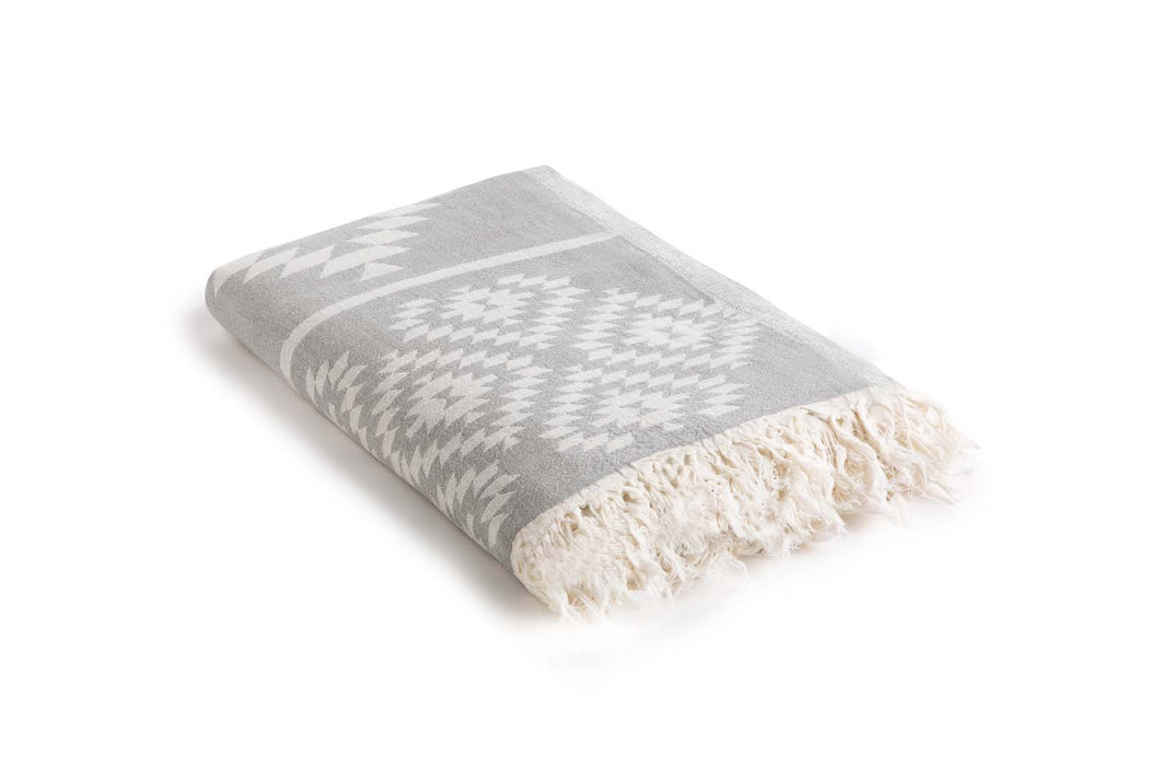 Peshtemal Towel Southwestern Gray - FineFamilyGoods