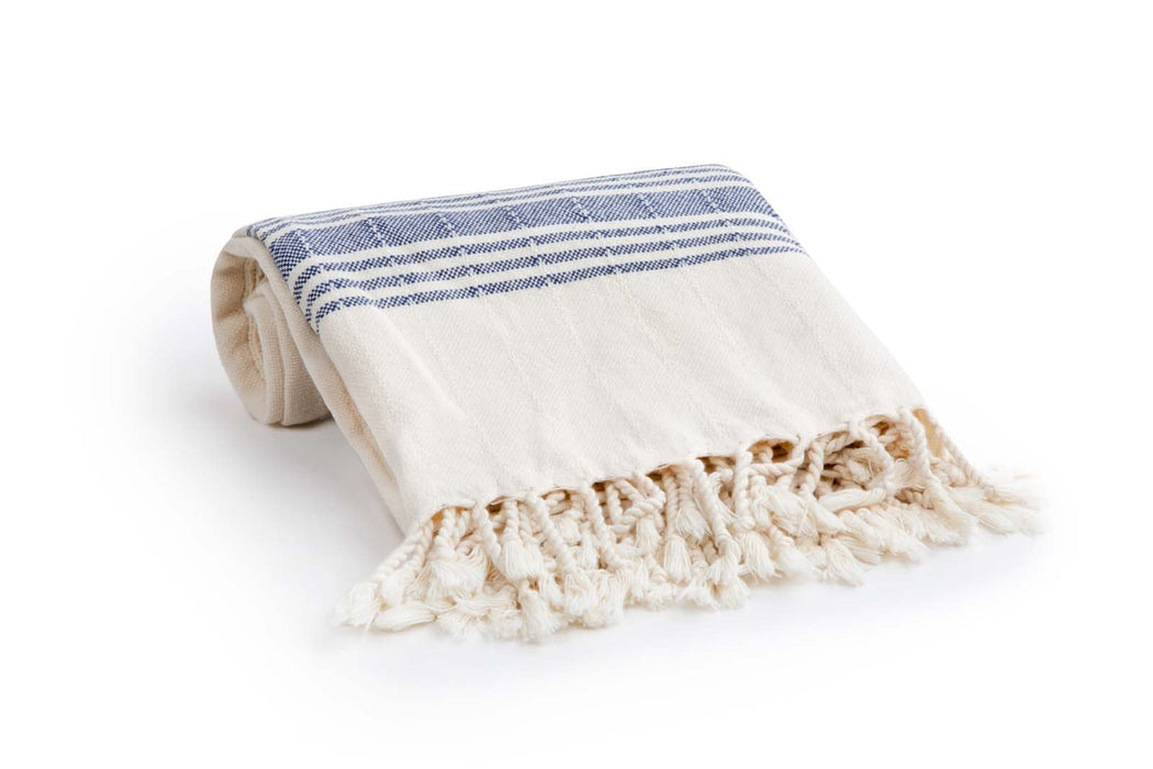 Peshtemal Towel Vintage Navy - FineFamilyGoods