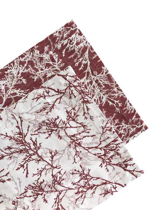 Placemat Branch- Burgundy - FineFamilyGoods