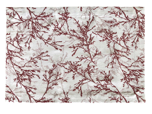 Placemat Branch- Burgundy - FineFamilyGoods