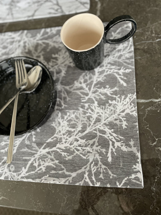 Placemat Branch- Charcoal - FineFamilyGoods