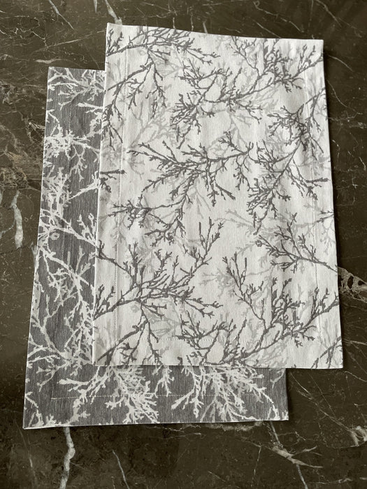 Placemat Branch- Charcoal - FineFamilyGoods