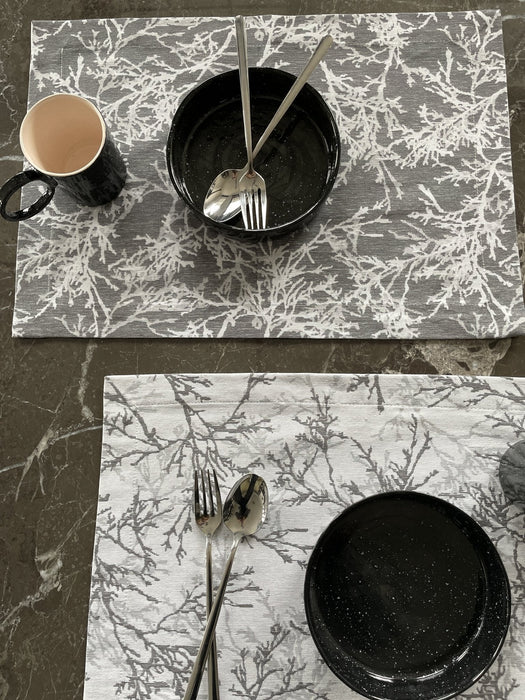 Placemat Branch- Charcoal - FineFamilyGoods