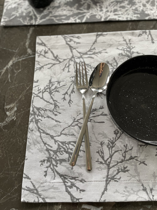 Placemat Branch- Charcoal - FineFamilyGoods