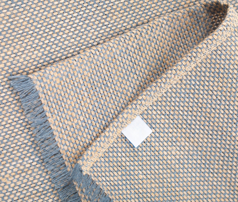 Placemat Panama with Indigo Fringe - FineFamilyGoods