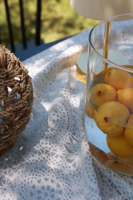 Tablecloth Lace- Gray - FineFamilyGoods
