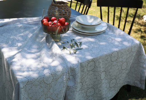 Tablecloth Lace- Gray - FineFamilyGoods