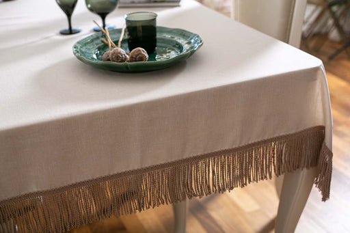 Tablecloth Lissa- Beige - FineFamilyGoods