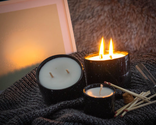 Vanilla Scent Handmade Ceramic Soy Wax Candle - FineFamilyGoods