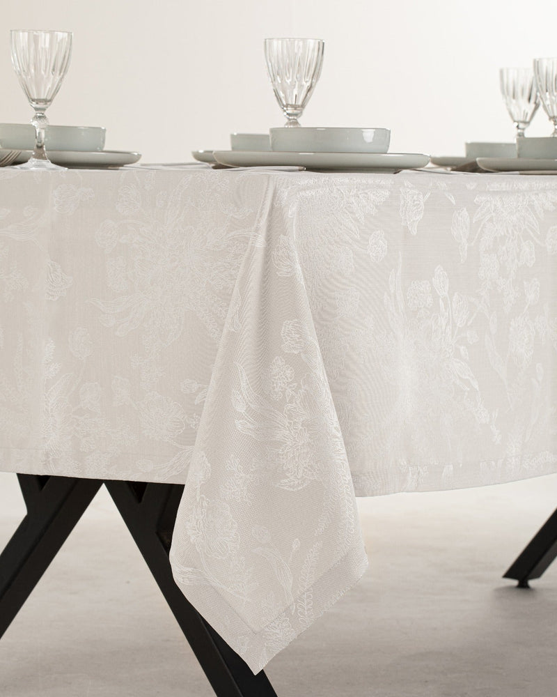 Elegant Tablecloth - Cream - FineFamilyGoods