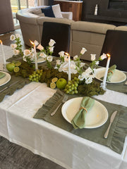 Elegant Tablecloth - White - FineFamilyGoods