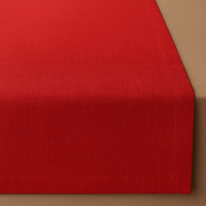Gardenia Table Runner - Red - FineFamilyGoods