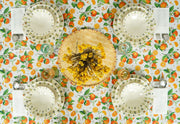 Orange Blossom Tablecloth - FineFamilyGoods59"x 94"
