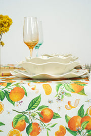 Orange Blossom Tablecloth - FineFamilyGoods59"x 94"