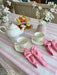 Striped Tablecloth - Pink and White - FineFamilyGoods63" x 94"