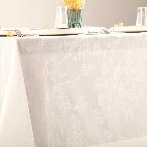 Tablecloth Elegant - White - FineFamilyGoods