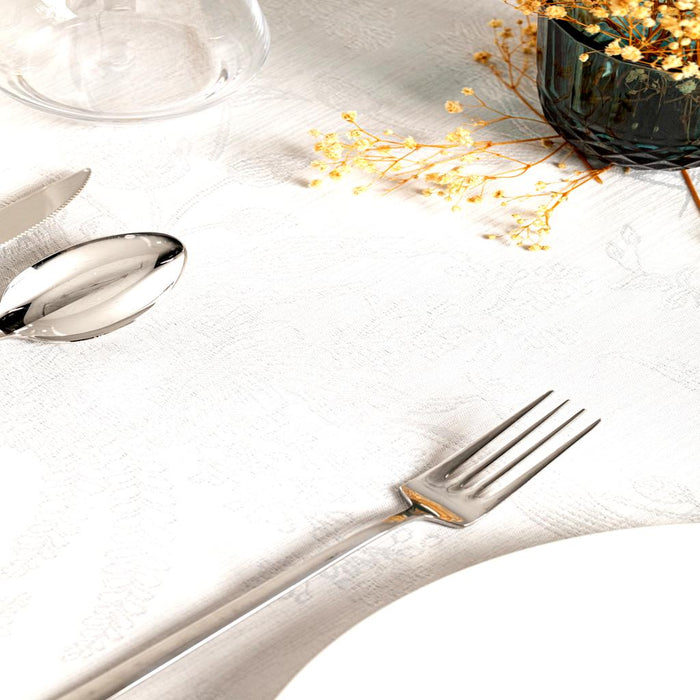 Tablecloth Elegant - White - FineFamilyGoods