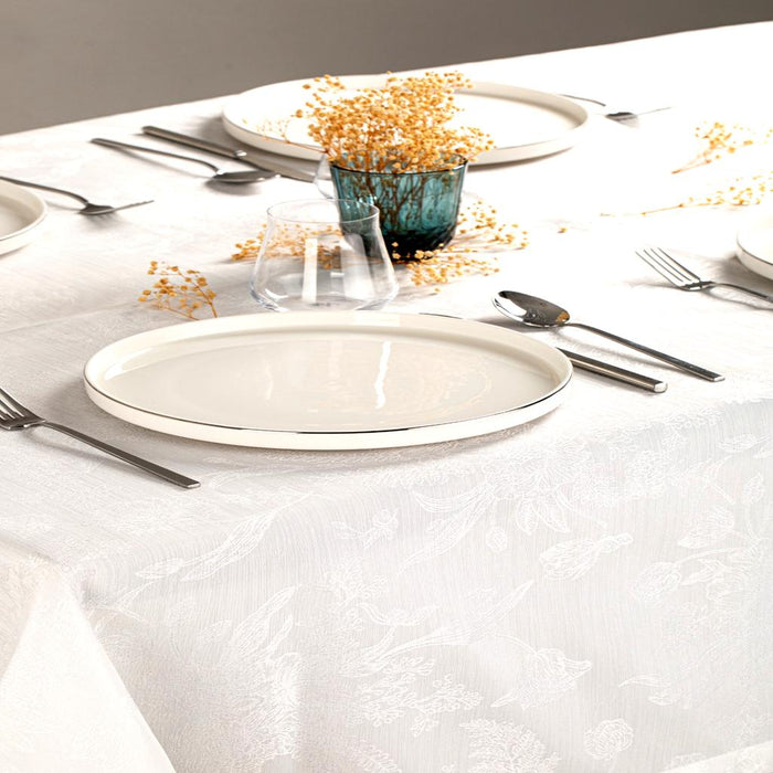 Tablecloth Elegant - White - FineFamilyGoods