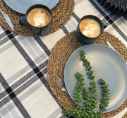 Tablecloth Scotch - Black & White - FineFamilyGoods